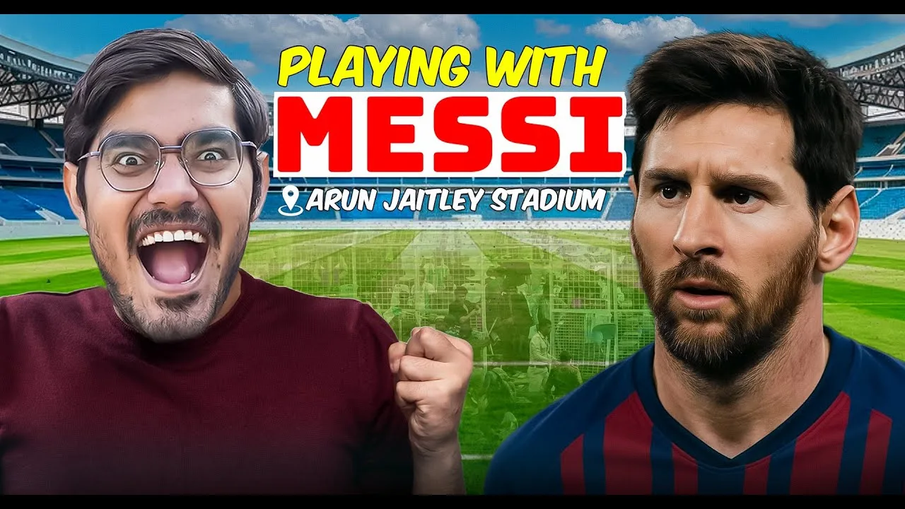 J’ai rencontré Lionel Messi GOAT | A joué un match de football