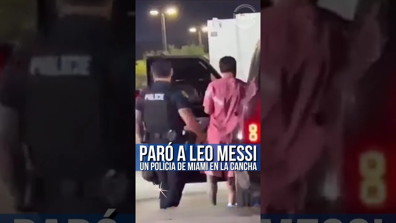 Un policier a arrêté Leo Messi quand il allait 😱