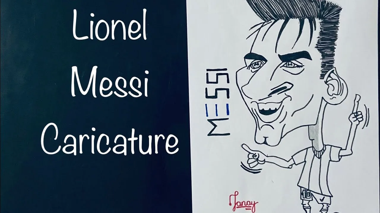 Lionel Messi Caricature | Taste Palette