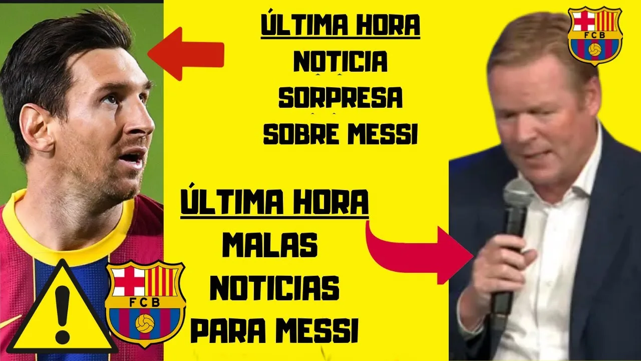 Última hora de LEO MESSI MALAS noticias sobre Antoine