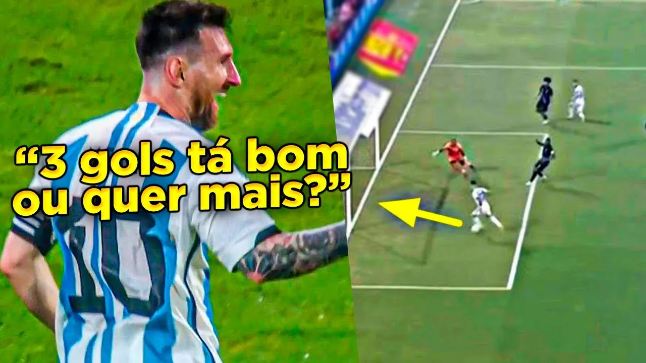 MESSI METEU HAT-TRICK EM 17 MINUTOS!! LIONEL MESSI HUMILHA