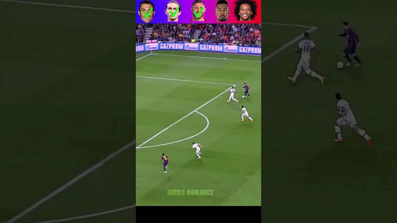 Leo Messi 1vs1 with famous player #shorts