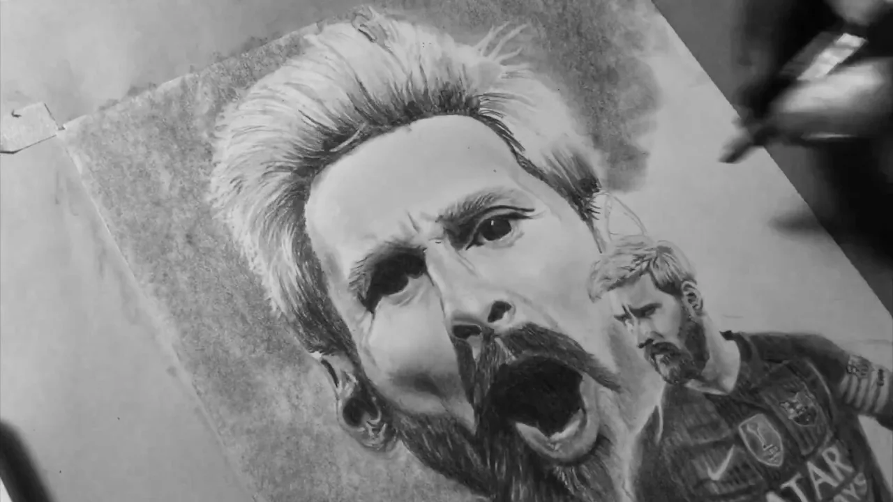 Drawing Lionel Messi