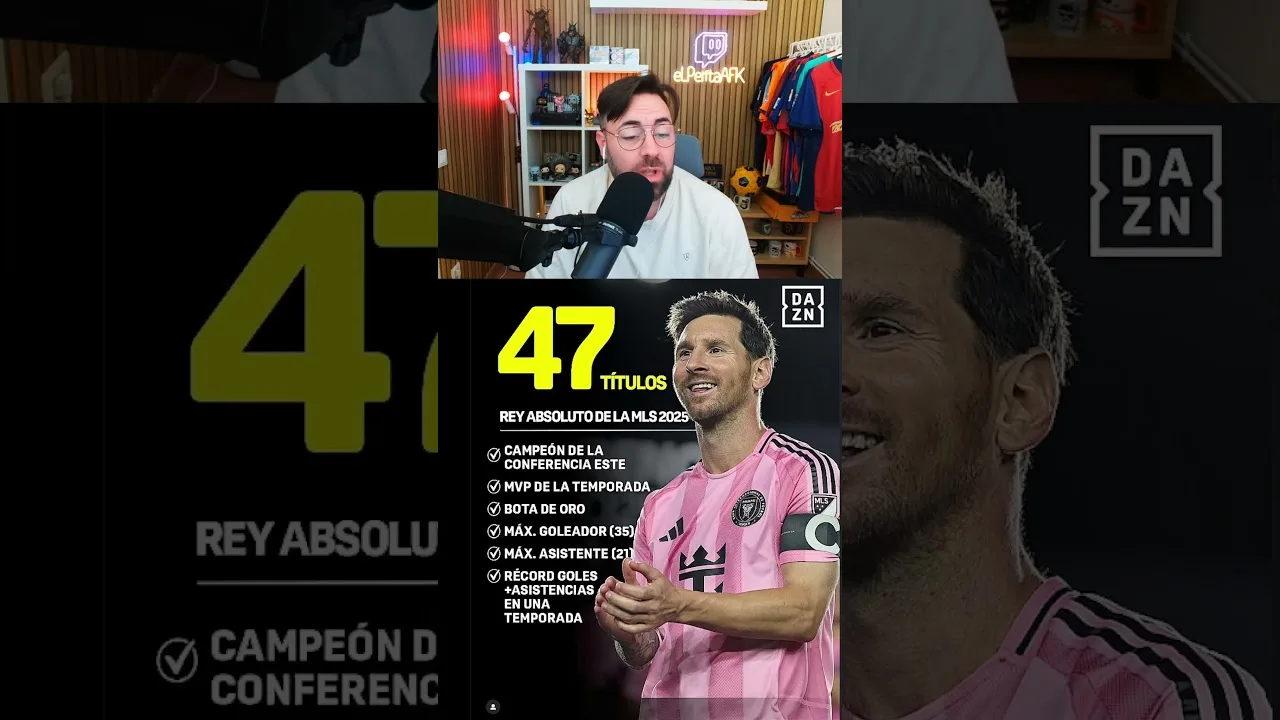 LE CHAMPION LEO MESSI A 47 TITRES