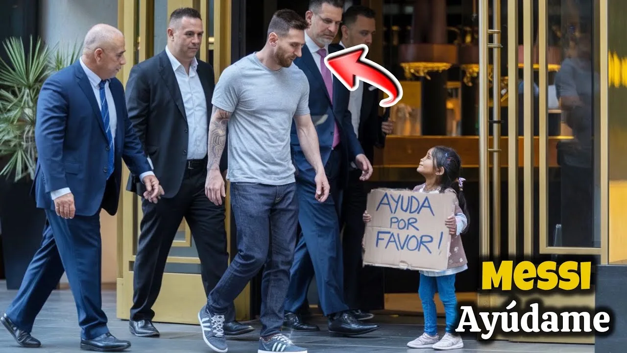 Lionel Messi s’approche d’une fille devant un restaurant luxueux. Ce qu’il fera ensuite vous quittera