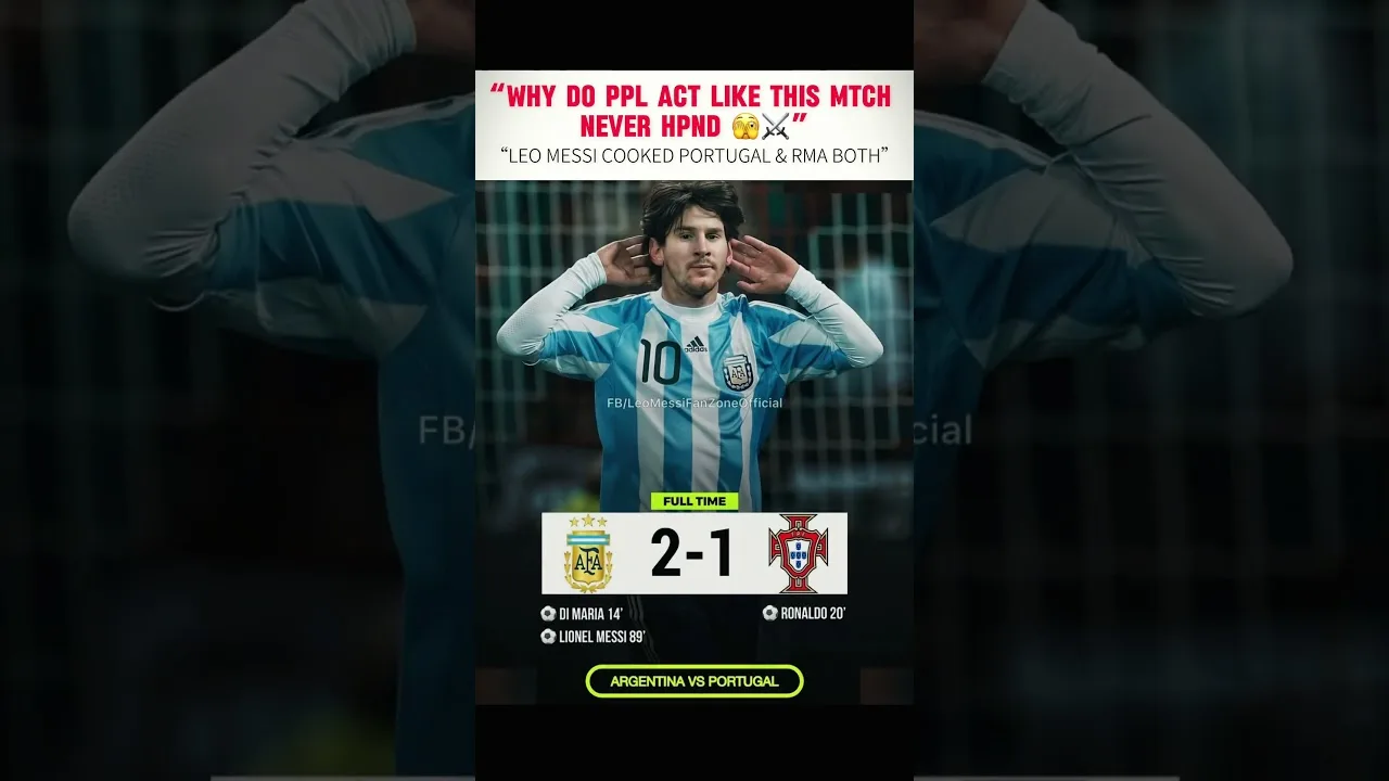 Choose your GOAT wisely | LEO MESSI #messiargentina #ronaldoportugal #messifans #viral #trendingnow