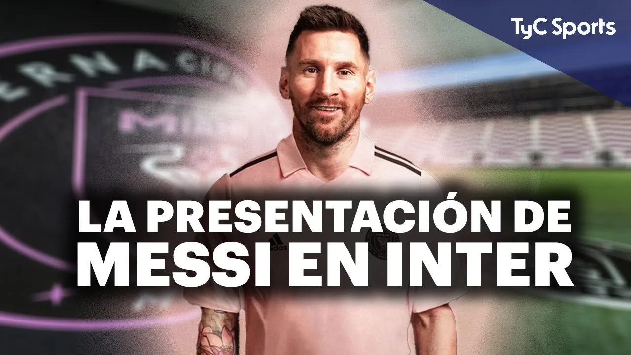 EN VIVO  PRESENTACIÓN DE LIONEL MESSI EN INTER MIAMI LA