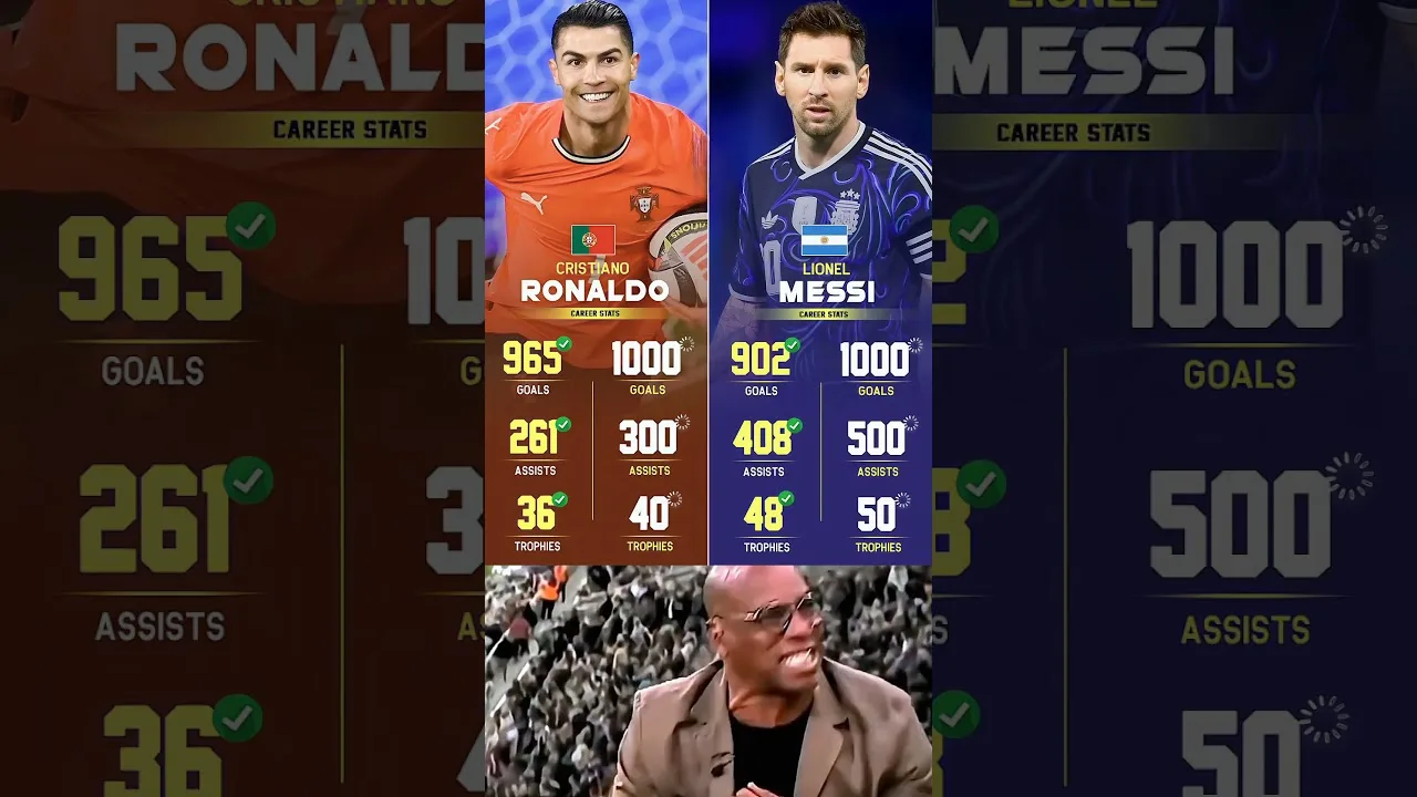Lionel Messi contre Cristiano Ronaldo : prochain jalon et statistiques de carrière..🔥⚽