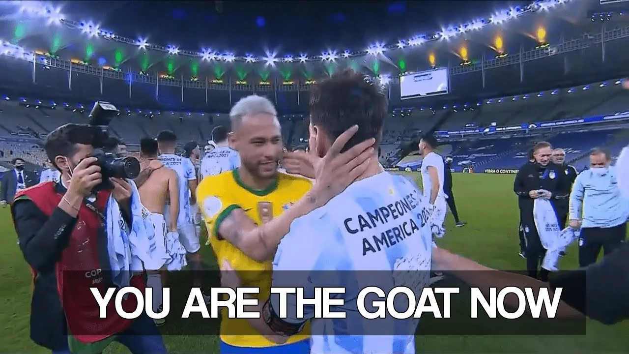 Look What Neymar Did to Lionel Messi After The Copa America