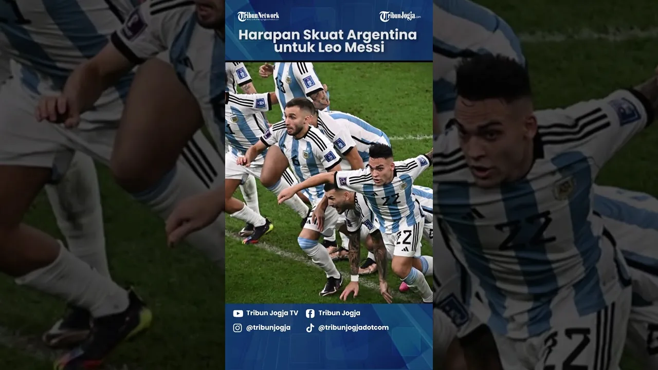 Harapan Skuat Argentina untuk Leo Messi#Short Video