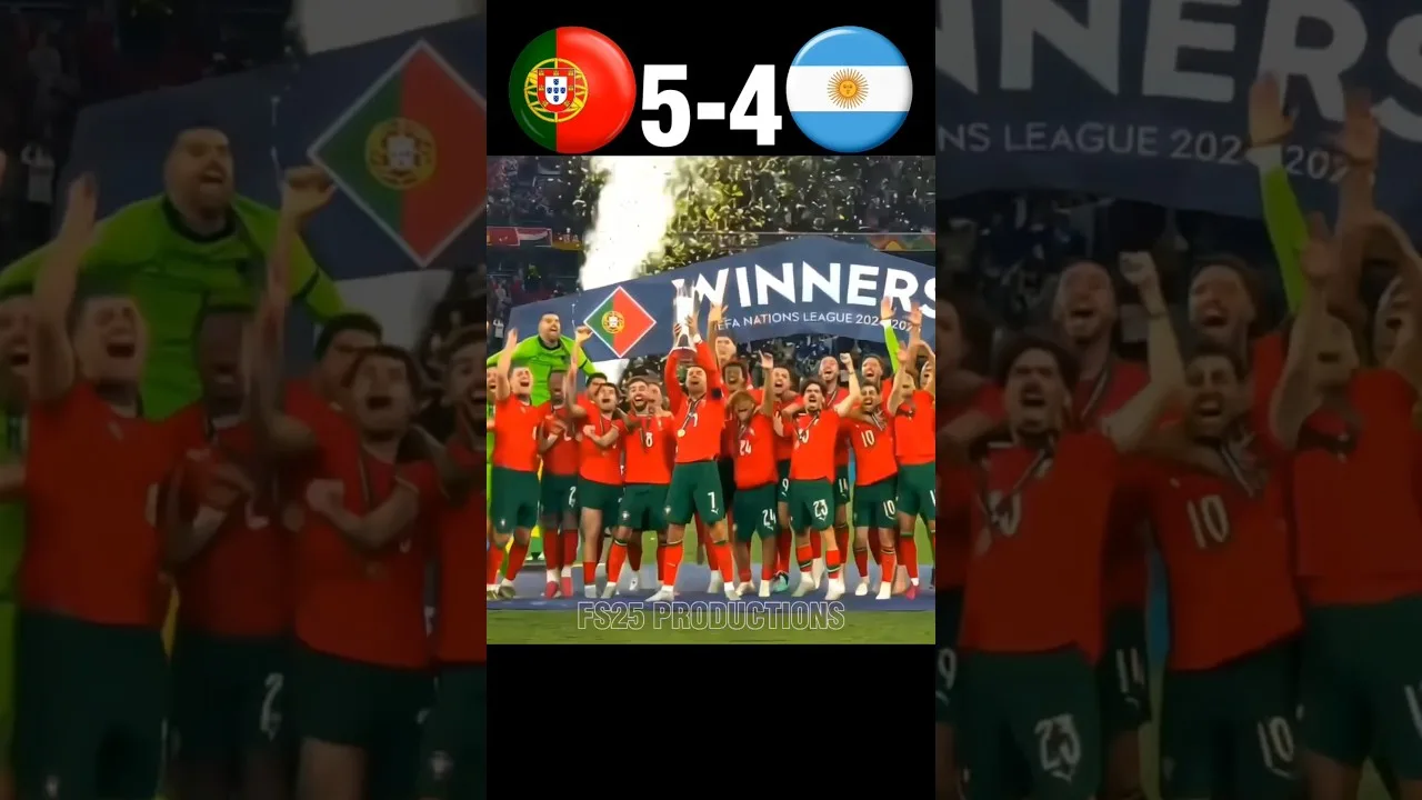 Ronaldo a détruit Lionel Messi et l’Argentine Portugal vs Argentine World Cup Final 2100 #football