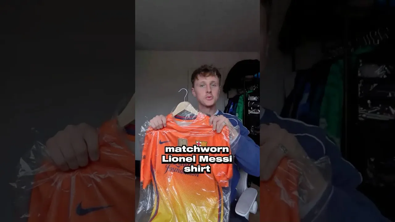 Je possède un jeu usé Messi Jersey! 🐐