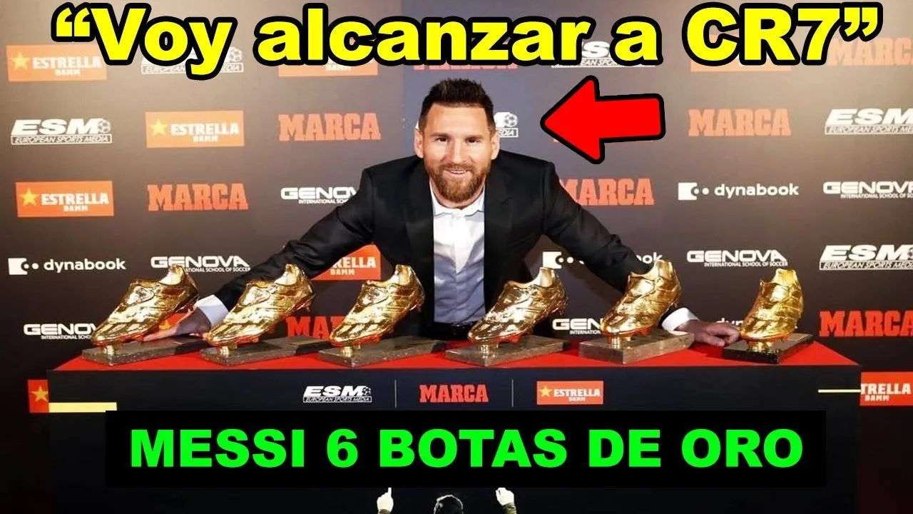 Leo Messi SEXTO BOTÍN de ORO y DESTROZA a todo el MUNDO