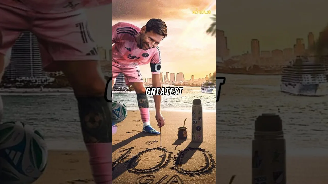 Lionel MESSI HATRICK DE ASSISTES 100 G/A Pour INTER MIAMI #shorts