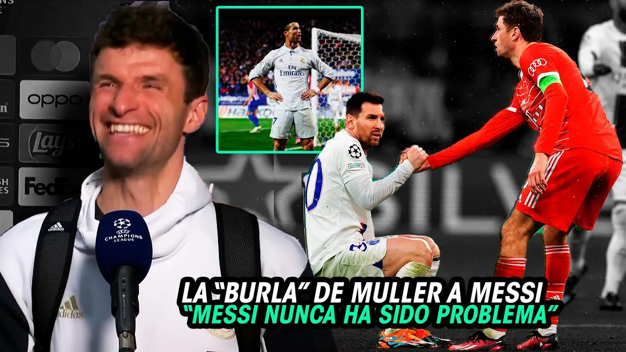 Así FUE la « BURLA » de MULLER contra LEO MESSI tras la