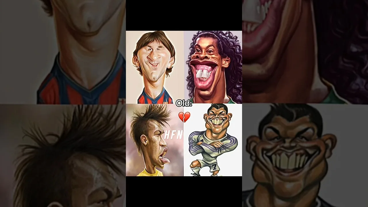 Old and now Leo Messi and Ronaldinho and Neymar Jr and Ronaldo #edit #football #shortvideo #shorts