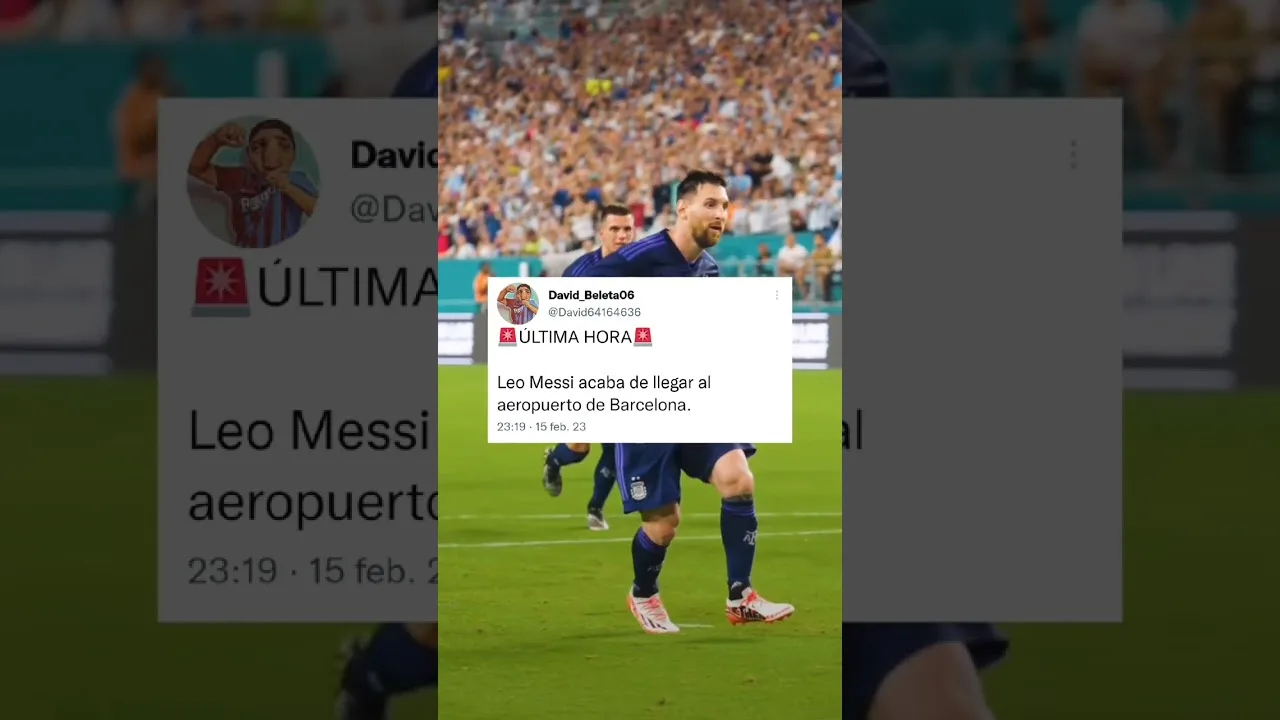 🚨Leo Messi en Barcelona🚨🧐