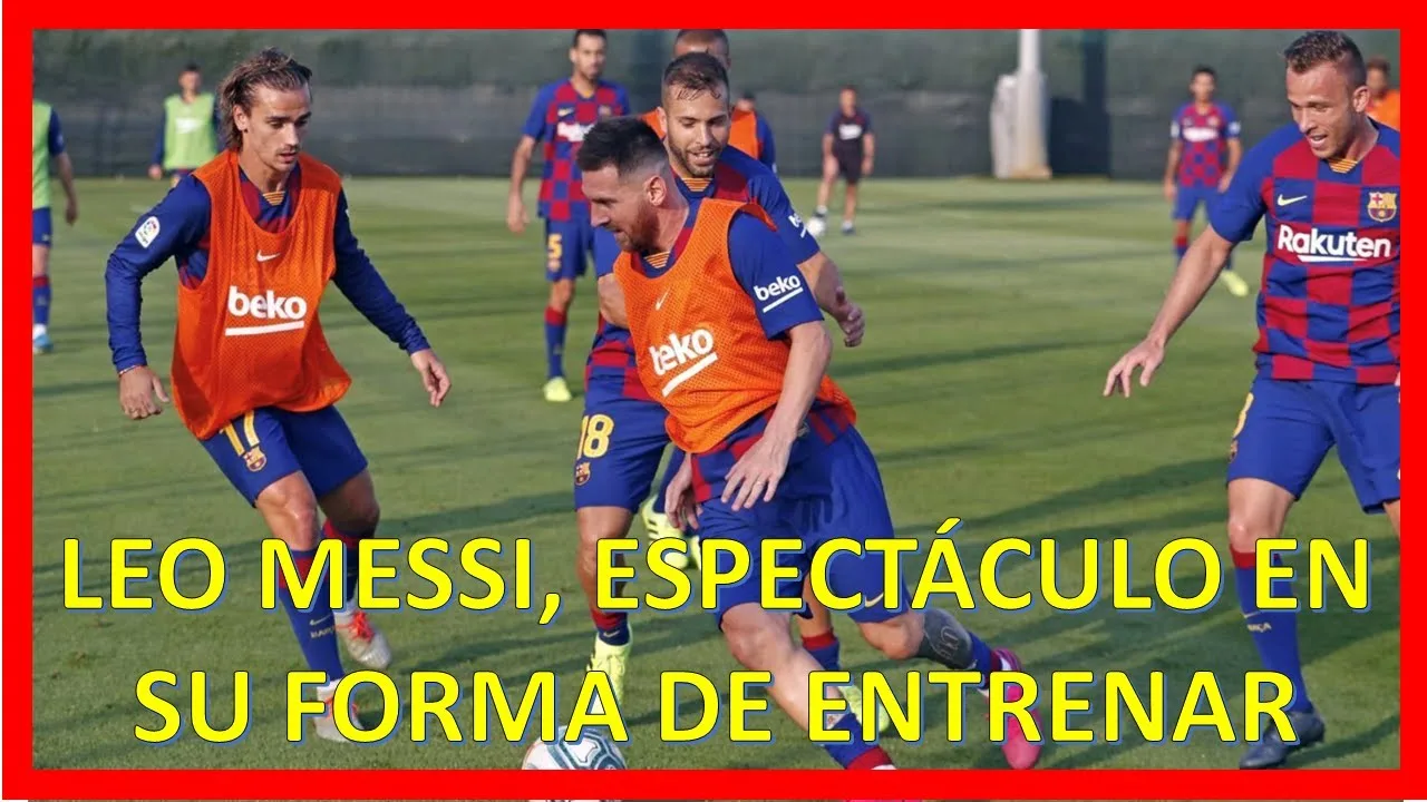 LEO MESSI, SUS INCREÍBLES ENTRENAMIENTOS Y CALENTAMIENTOS