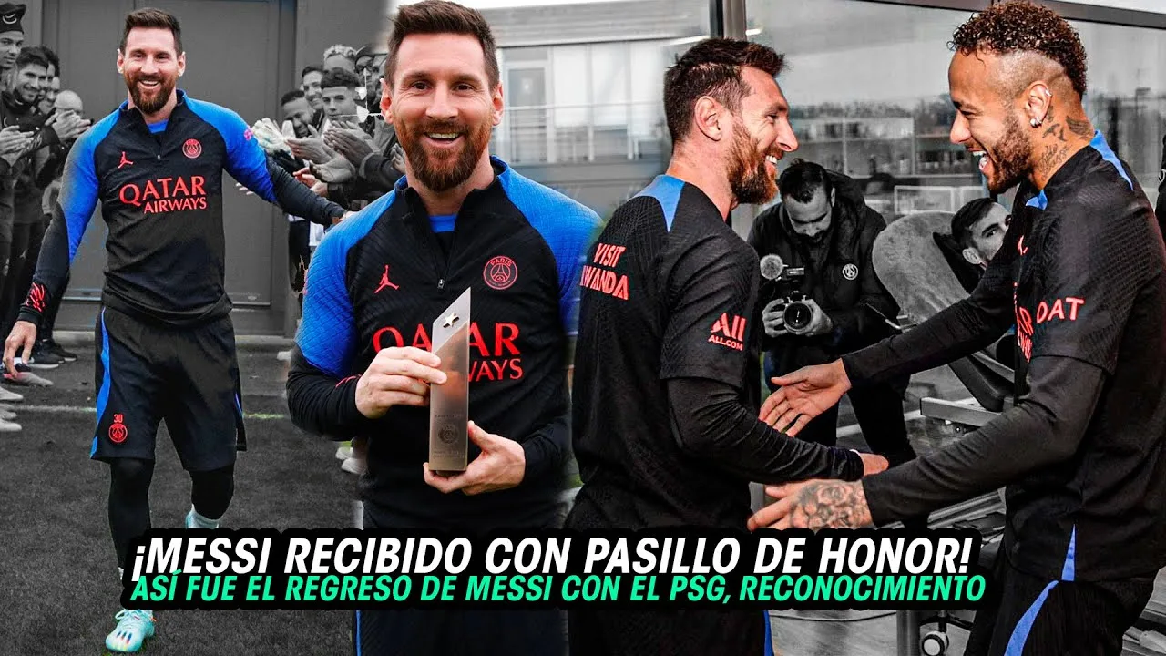 Así FUE el REGRESO de  MESSI con el PARIS SAINT GERMAIN,