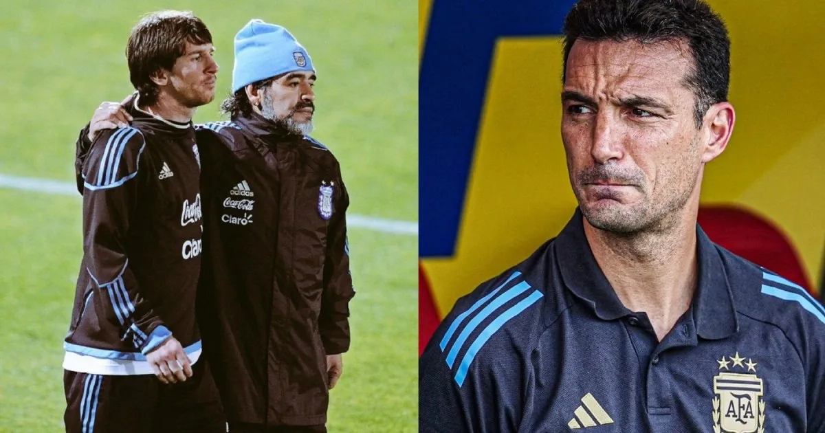 Lionel Scaloni a choisi entre Lionel Messi et Diego Maradona: « Tout le monde peut avoir une opinion »