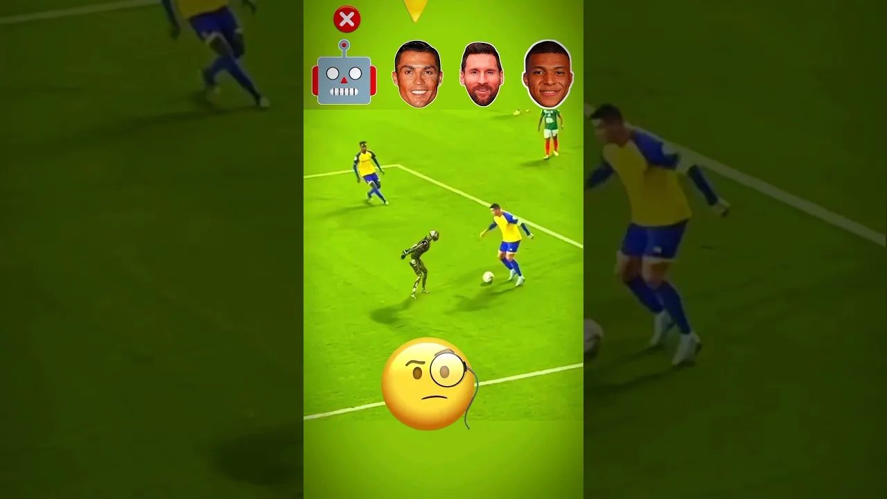Ronaldo contre Messi contre Mbappé – Défi Robot