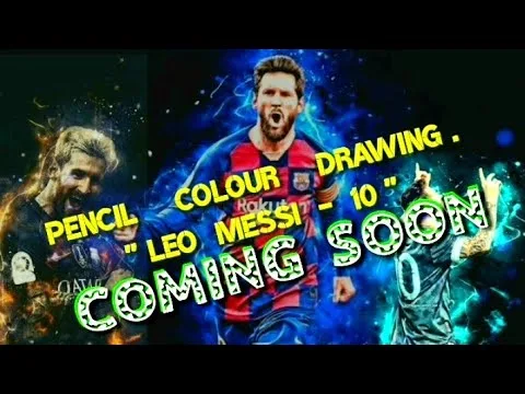COMING  SOON.  "LEO MESSI" In Pencil Colour
