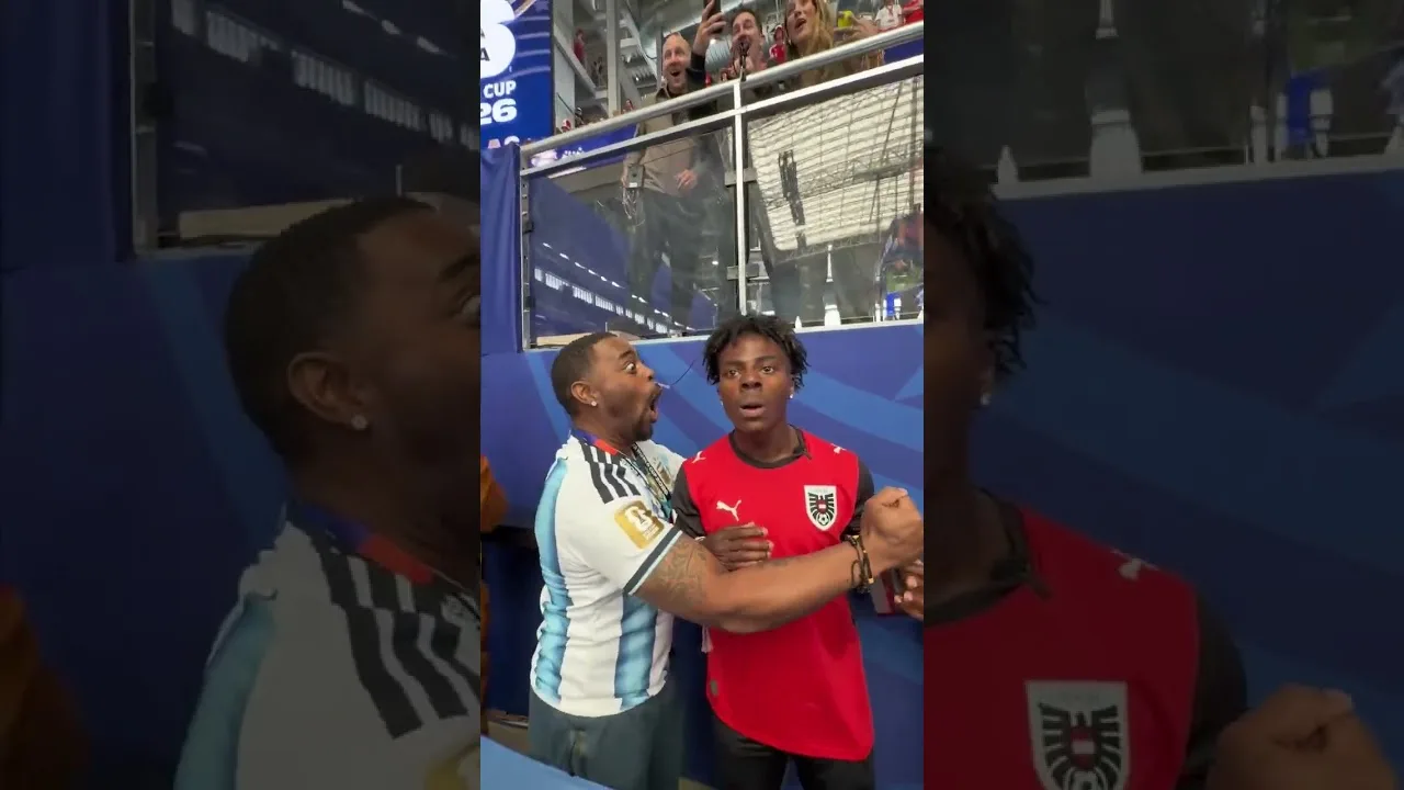 IShowSpeed ​​(Speed) RÉAGIT à LIONEL MESSI lors de la COUPE DU MONDE ARGENTINE vs AUTRICHE 2026