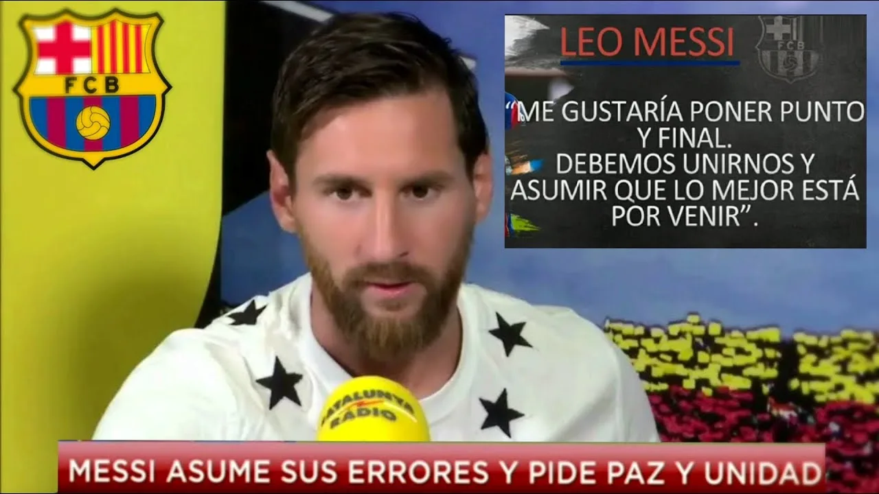 Última entrevista de Leo Messi con Diario Sport Habló de