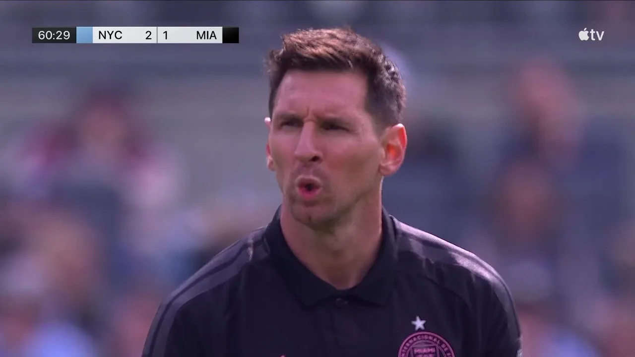 Le but du coup franc de Messi est égalisé pour l’Inter Miami !
