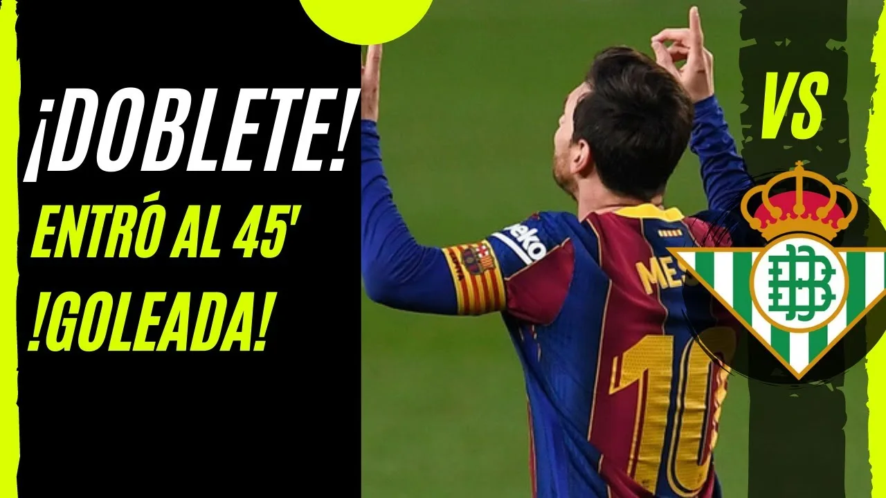 Lionel Messi VS ᖇᕮᗩᒪ ᗷᕮTIS – 07/11/2020 – Resumen en Español