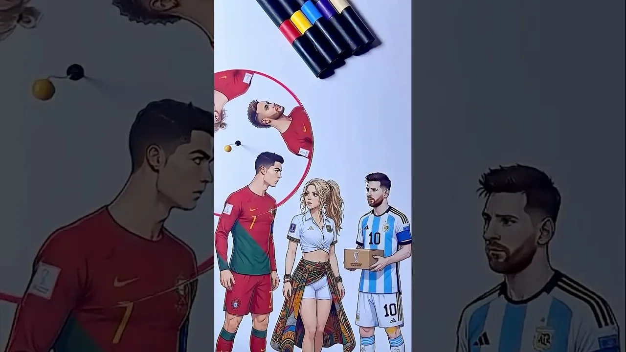 CR7 X SHAKIRA X LEO MESSI TENDANCE ARGENTINE 🔥🔥🔥