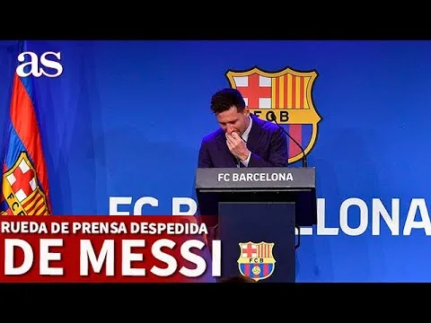 Despedida de MESSI: rueda de prensa y adiós de la afición |