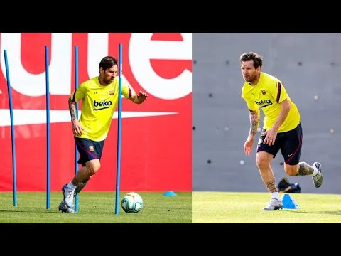 ASÍ FUE EL REGRESO A LAS PRÁCTICAS DE LIONEL MESSI Y SUS