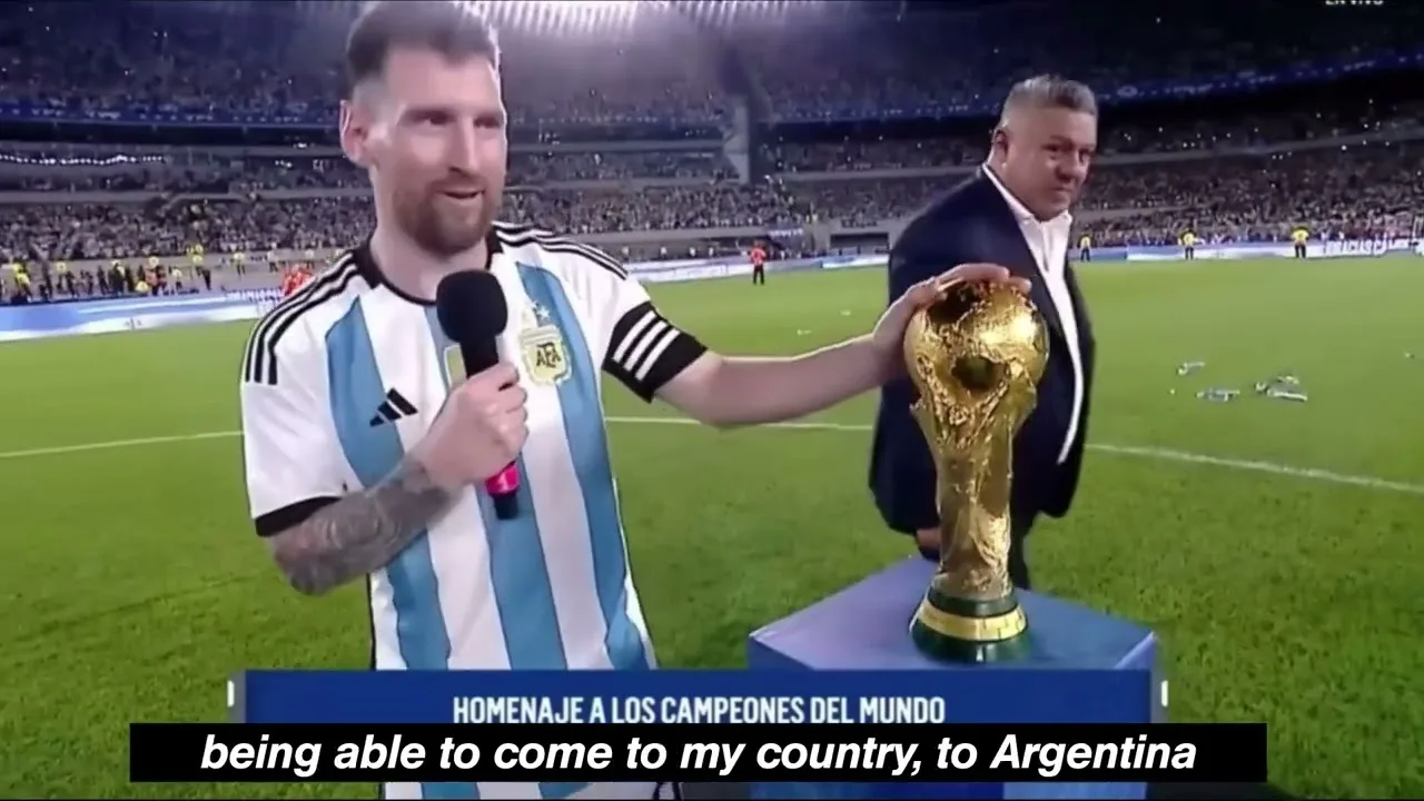 Lionel Messi Speech || With Subtitles ll Messi 🇦🇷🐐