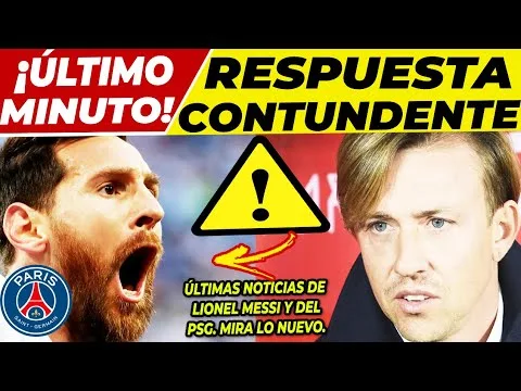 ¡𝘼𝙩𝙚𝙣𝙘𝙞𝙤́𝙣! LEO MESSI Recibe 𝘿𝙪𝙧𝙖 𝙍𝙚𝙨𝙥𝙪𝙚𝙨𝙩𝙖  𝙎𝙤𝙧𝙥𝙧𝙚𝙨𝙖 De