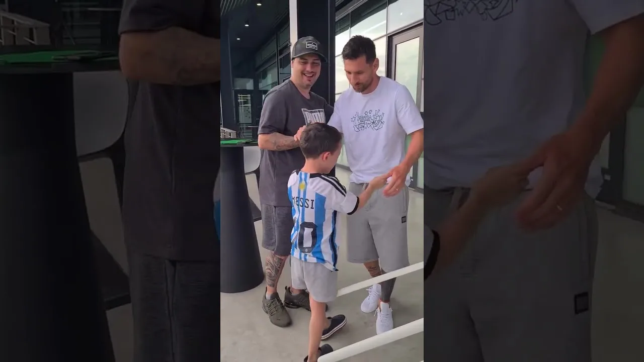 L’émotion de rencontrer Lionel Messi ! 🥺💙 | Télémonde Sports