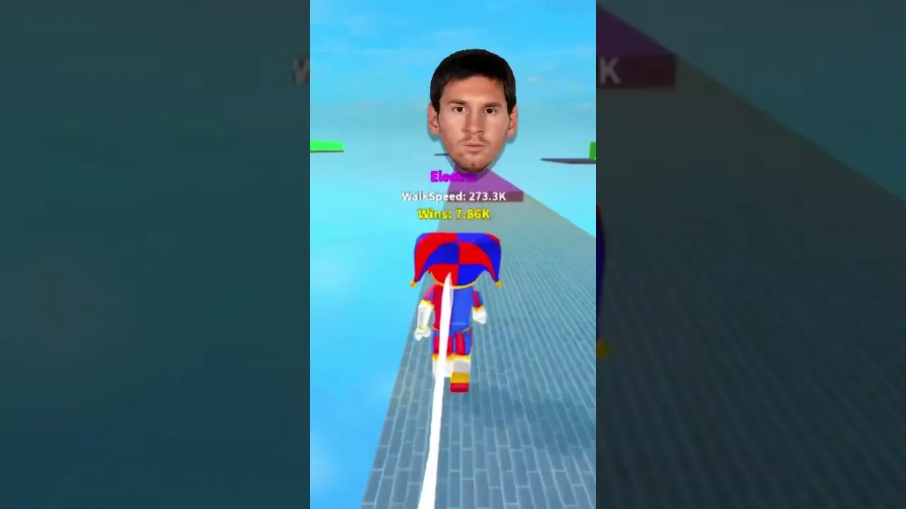 Pomni  Vs Leo messi   Dream On  #roblox #subscribe