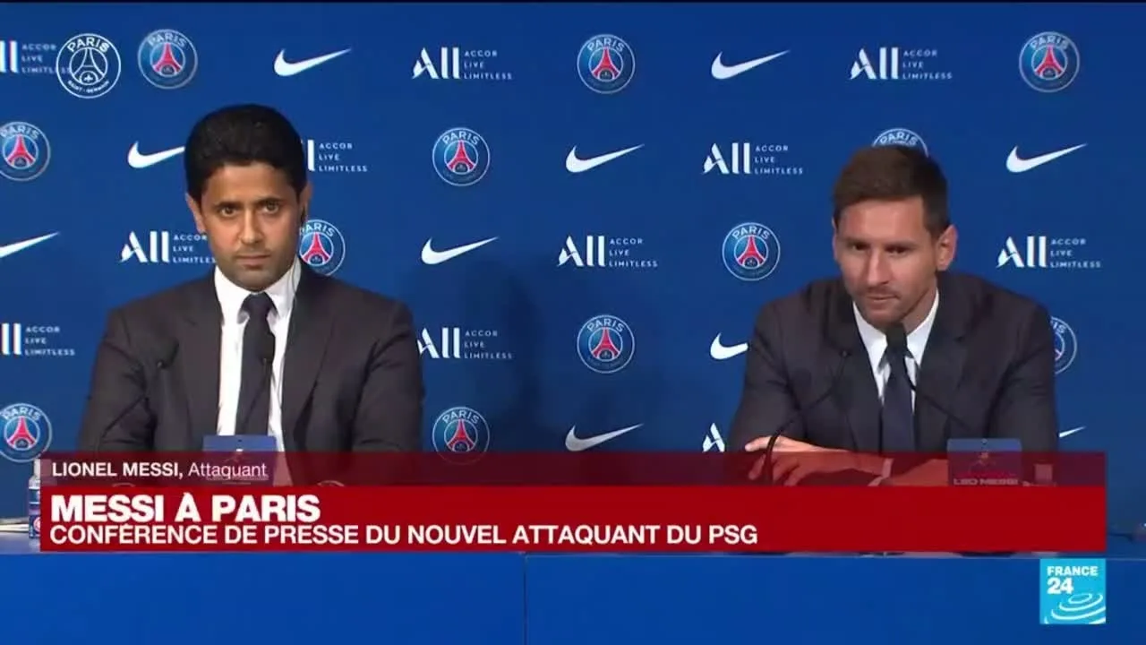 REPLAY – Messi à Paris : conférence de presse du nouvel