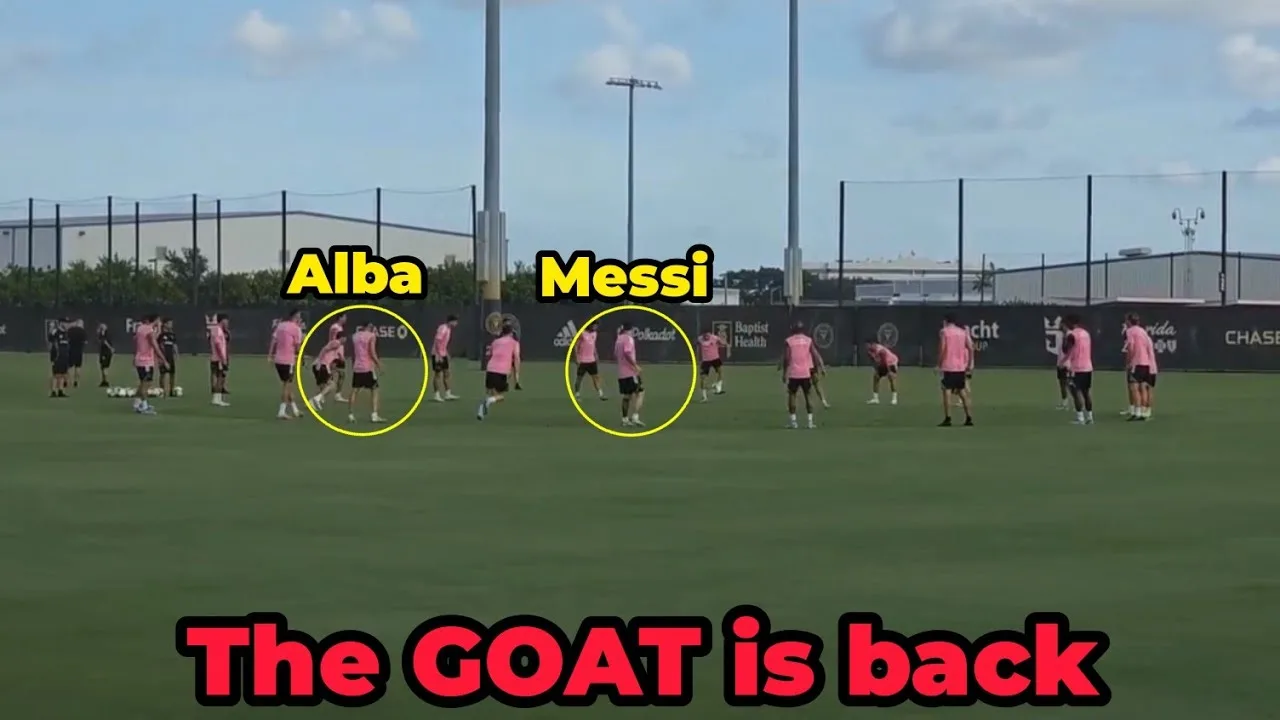 Jordi Alba et Lionel Messi sont revenus à la formation en équipe aujourd’hui