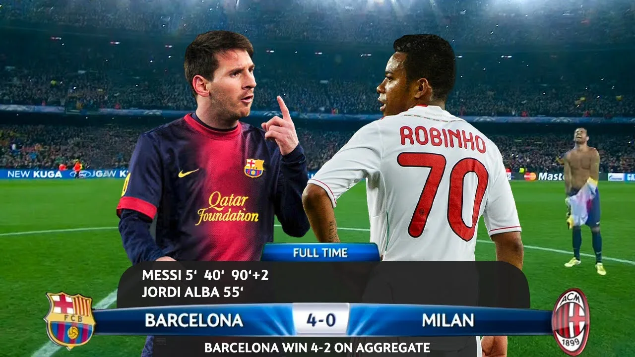 Le jour où Lionel Messi a détruit à lui seul Robinho et AC Milan