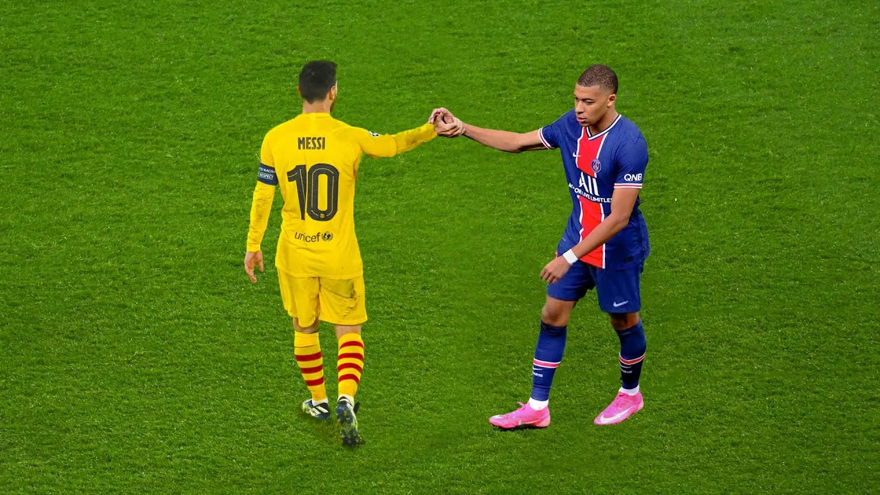 5 Times Kylian Mbappe Showed His Class To Lionel Messi