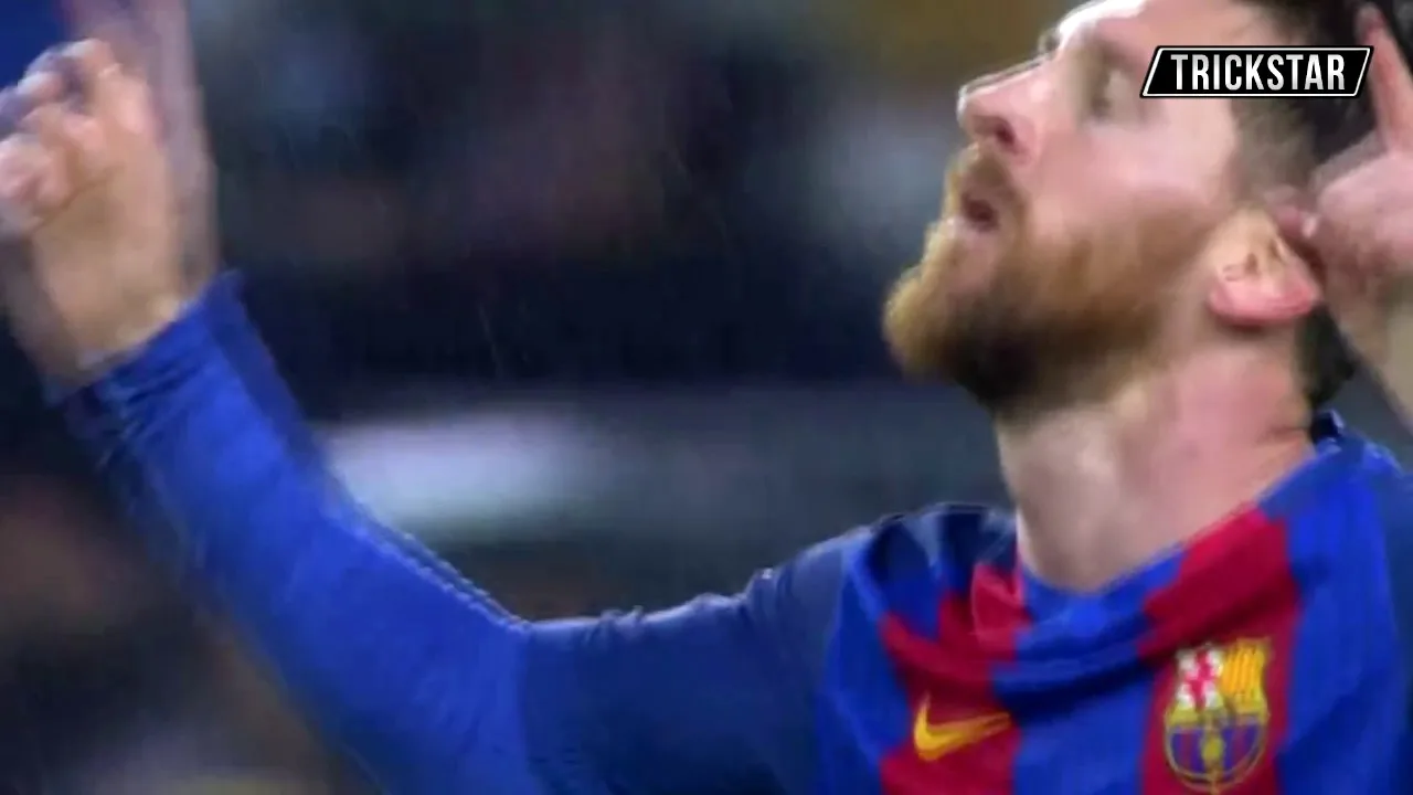 Lionel Messi Crazy Volley Goal vs Sevilla | 3-0 | 2017 | HD