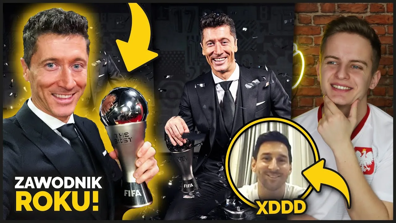 Robert Lewandowski NAJLEPSZYM ZAWODNIKIEM ROKU 2021! FIFA