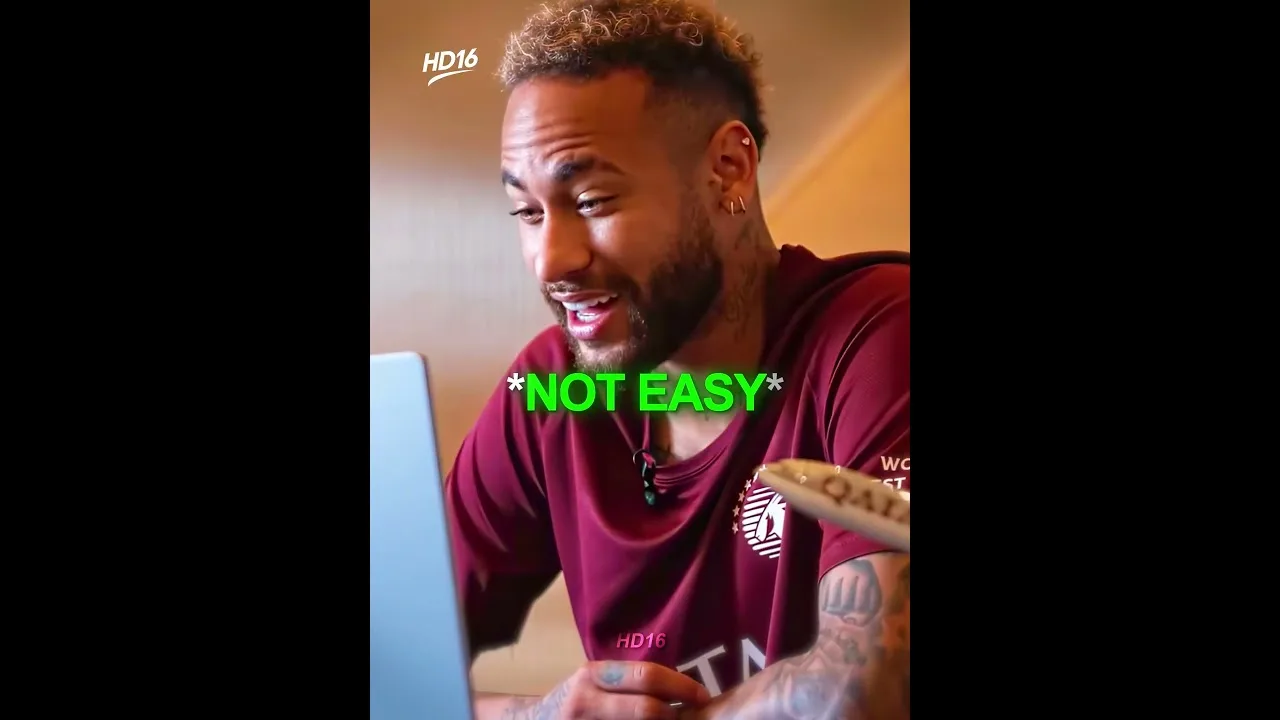 Réaction de Neymar aux compétences de Messi 🥶