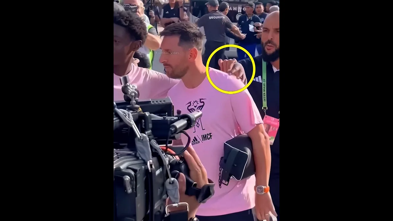 Messi’s Real Bodyguard 🔥