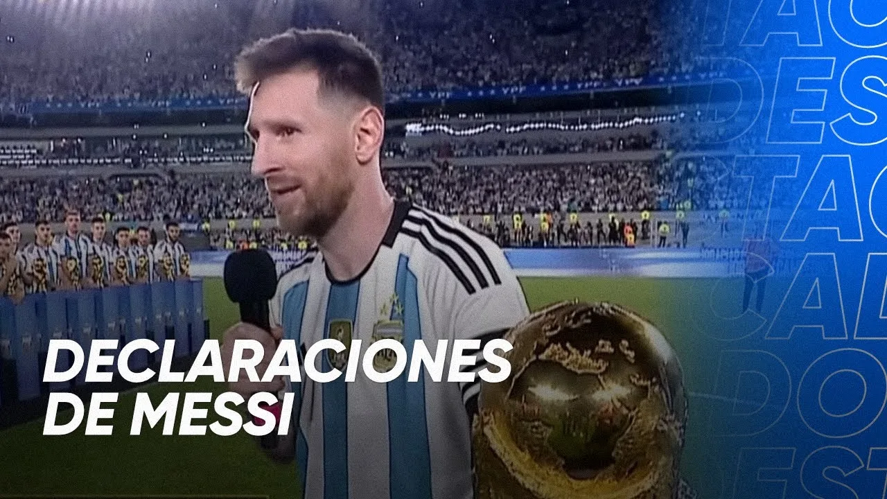 Declaraciones de Messi – Argentina 2-0 Panamá – Amistoso