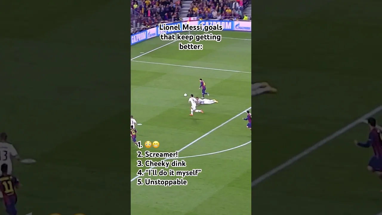 Lionel Messi objectifs mais ils continuent de s’améliorer! 🤯