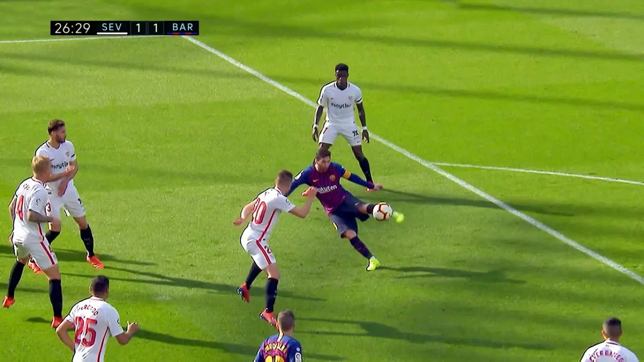 Lionel Messi vs Sevilla 2018/19 (Away) 1080i HD (English