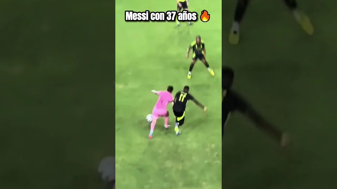 Messi con 37 años juega mucho 🔥 #futbol #shots #parati #messi #leomessi