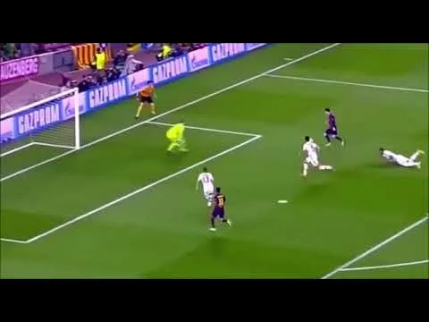 Five years of chipp goal agaist Bayern munic||Lionel messi